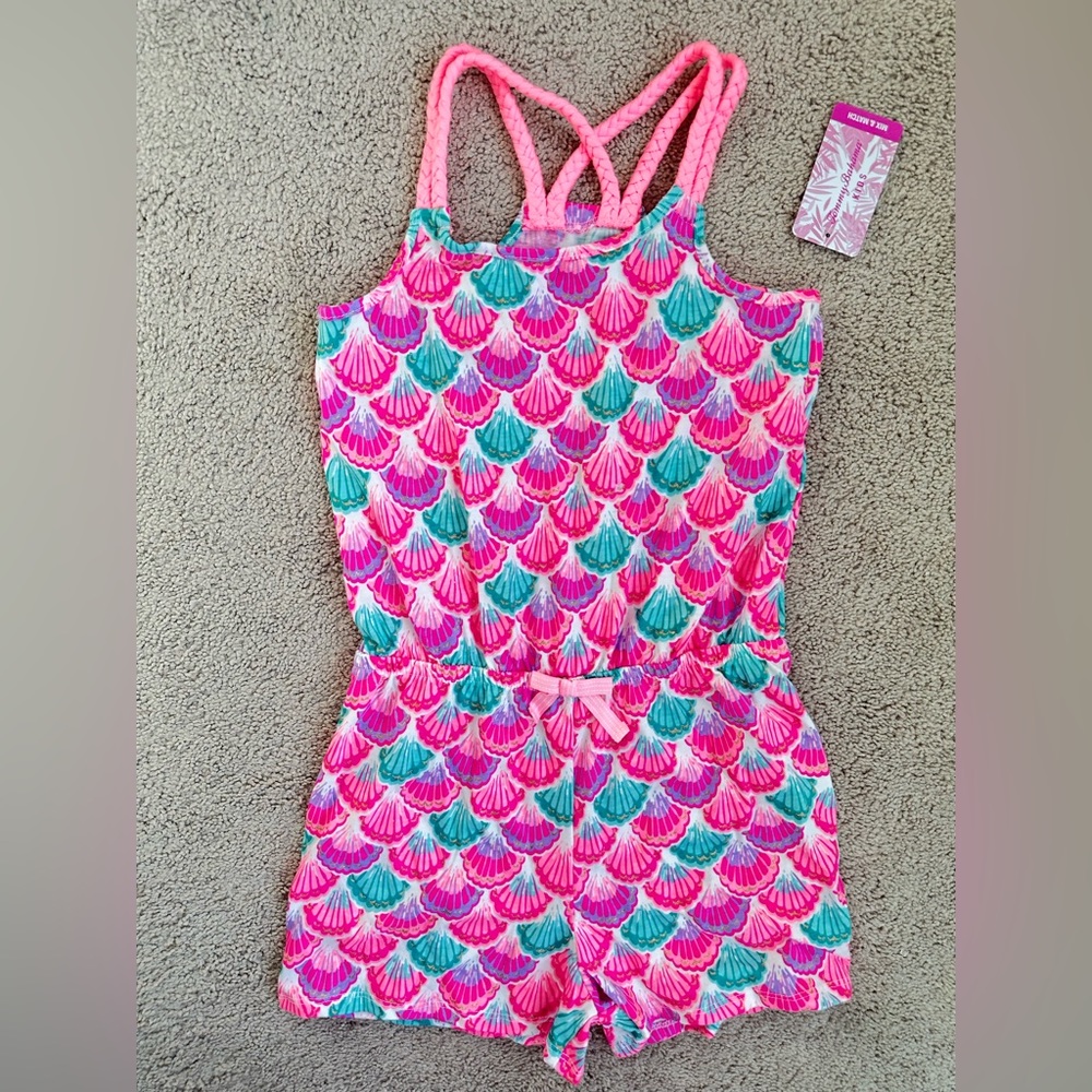 BRAND NEW Tommy Bahamas Girls Short Romper  Size 10/12